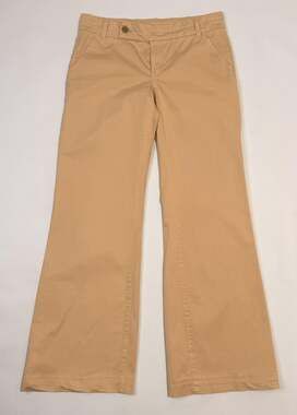 Tory Burch Trouser Jeans Womens 29 Beige Mid Rise Stretch Khaki Chino Pants